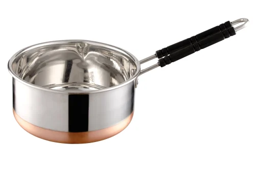 Copper base stainless steel saucepan