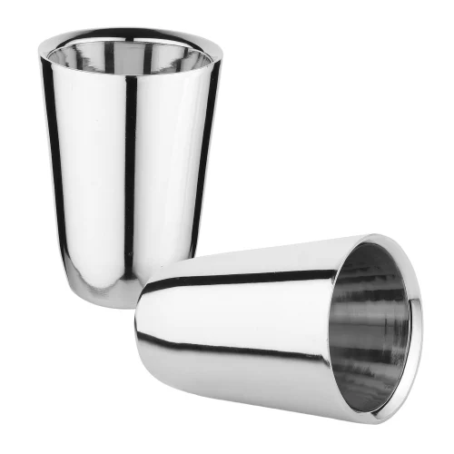 90 ml small stainless steel glass