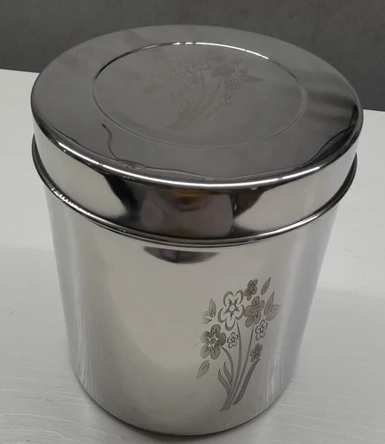 5000 ml laser design stainless steel kitchen canister
