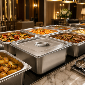 Wholesale 304 Stainless Steel GN Pan Gastronorm Container