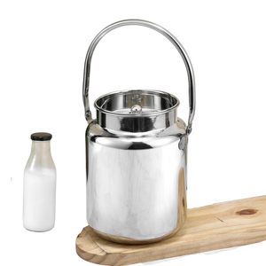 Stainless Steel Seamless Gallon Milk Can Jug