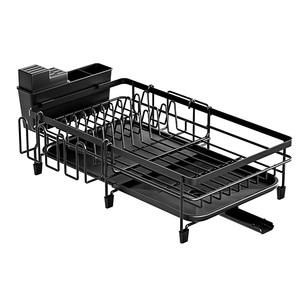 BX Steel Wire Kitchen Dish Rack with Drip Tray