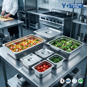 Restaurant Catering Supply Stainless Steel GN Gastronorm Food Pan