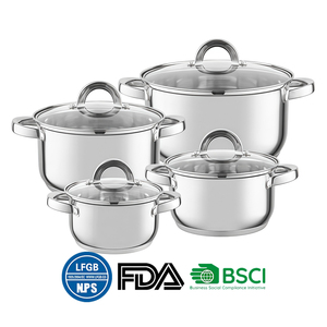 Heavy Weight 5ply Base Stainless Steel Casserole Soup Pot