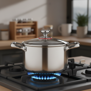 316 Stainless Steel Triply Saucepan Honeycomb No Stick Steamer
