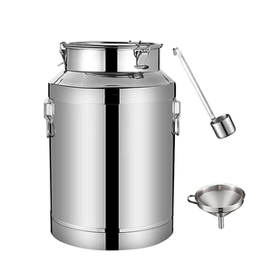Airtight Stainless Steel Milk Bucket Barrel