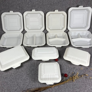 Biodegradable Disposable Cornstarch Togo Lunch Box