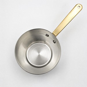 SUS304 Stainless Steel Sauce Pan Pot 1-2L Without Cover No Coating