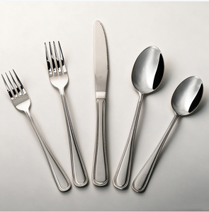 Stainless Steel Flatware Set Mirror Polished Commercial Grade Spoon Fork Knife