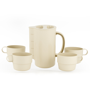 0.8 Litre Plastic Pitcher with Twist Lid BPA-FREE Mix Drinks Water Jug for Hot/Cold Lemonade Juice Beverage Jar Ice Tea Kettle
