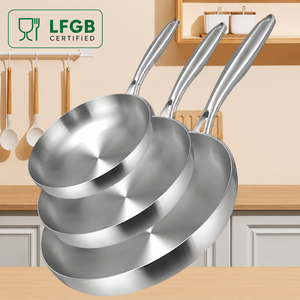 TIANXING Luxury Triply Stainless Steel Frying Pan