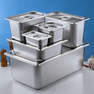 American Style Stainless Steel GN Pan Buffet Dishes